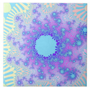 Carreau Pastel Sky Sunburst
