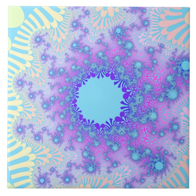 Carreau Pastel Sky Sunburst (Devant)