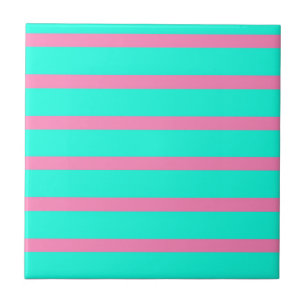 Carreau Pastel Turquoise Bleu Vert Et Rose