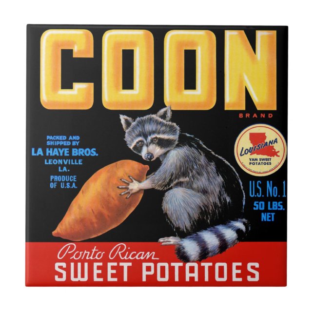 Carreau Patates douces de marque de ragondin (Devant)