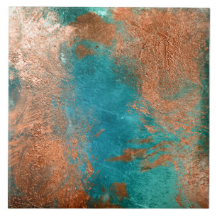 Carreau Patina en cuivre