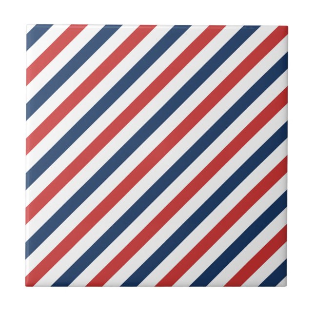 Carreau Patriotique Rouge Blanc et Bleu (Devant)