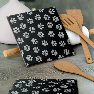 Carreau Patrouilles de Doodle, Paws de Chien, Paws Blanche