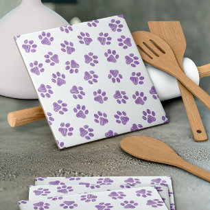 Carreau Patrouilles de Doodle, Paws de Chien, Paws De Purp