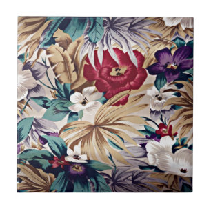 Carreau Patters de Retro Tropical