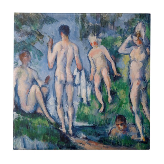 Carreau Paul Cezanne - Groupe des Bathères (Devant)