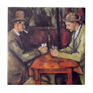 Carreau Paul Cézanne - Les Joueurs de cartes Peinture d'ar
