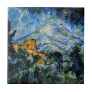 Carreau Paul Cezanne - Mont Saint-Victoire & Château Noir