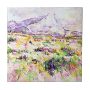 Carreau Paul Cezanne   Mont Sainte-Victoire de Les Lauve
