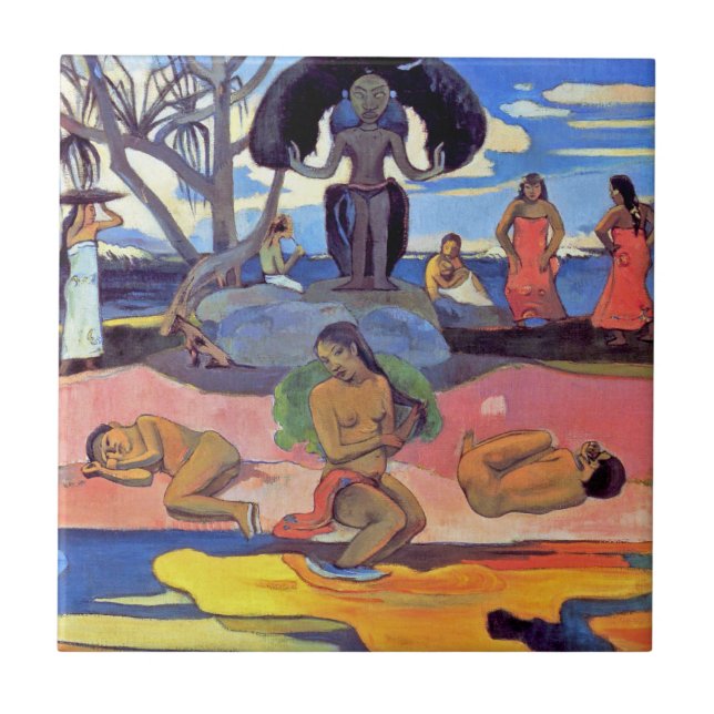 Carreau Paul Gauguin - Jour des Dieux - Peinture des Beaux (Devant)