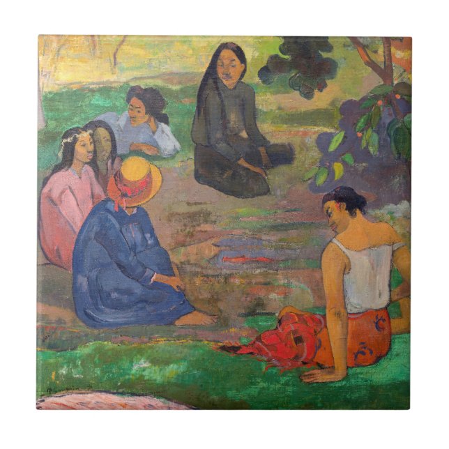 Carreau Paul Gauguin - La Conversation / Les Parau Parau (Devant)