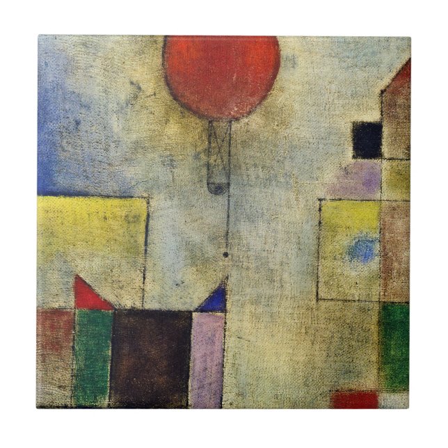 Carreau Paul Klee - Ballons rouges (Devant)