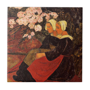 Carreau Paul Serusier, Deux femmes bretonnes,