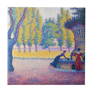 Carreau Paul Signac - Saint-Tropez, Fontaine des Lices