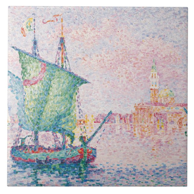 Carreau Paul Signac - Venise, Le Nuage Rose (Devant)