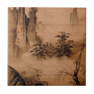 Carreau Paysage chinois - yuan de mA