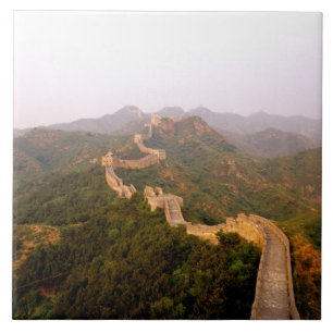 Carreau Paysage coloré à la grande muraille de Chine à