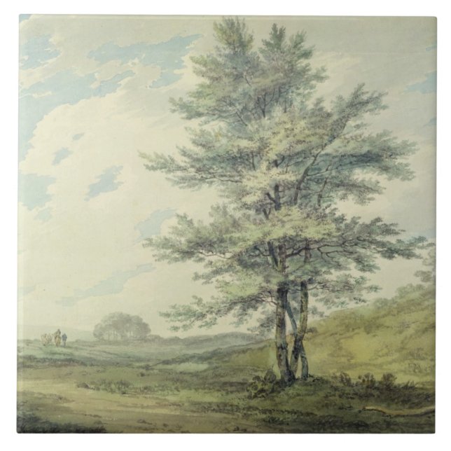 Carreau Paysage de Joseph Mallord William Turner | avec (Devant)