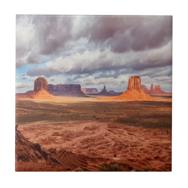 Carreau Paysage de la vallée des Monuments, AZ (Devant)