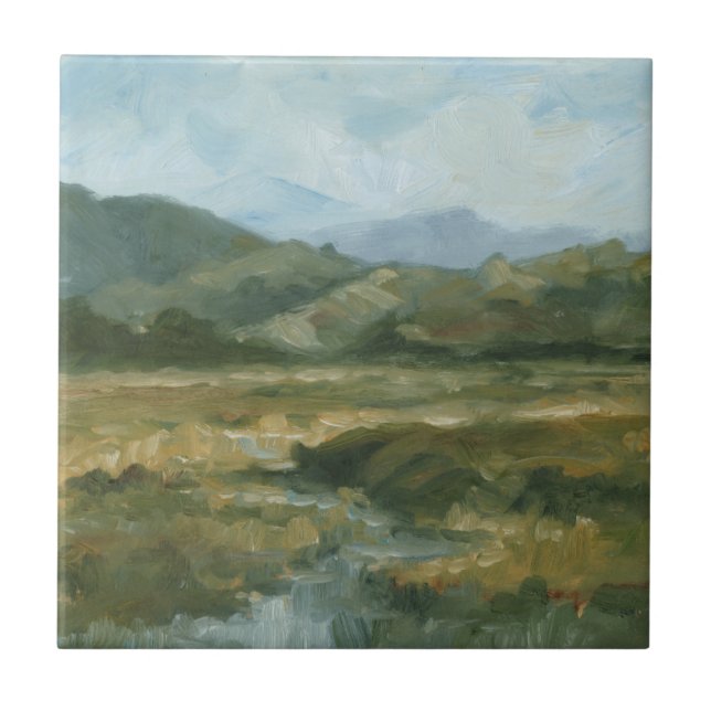 Carreau Paysage d'Impasto III (Devant)