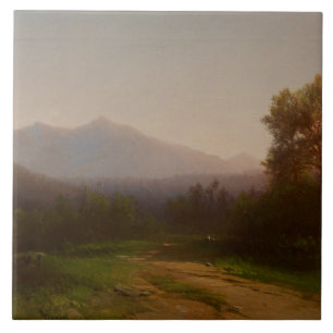 Carreau Paysage du fleuve Hudson, c.1860-5 (huile sur la