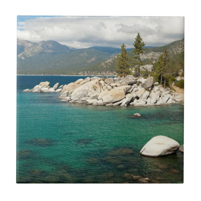 Carreau Paysage du lac Tahoe (Devant)