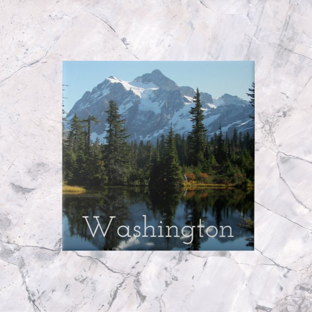 Carreau Paysage du Mont Shuksan dans l'État de Washington (In Situ)