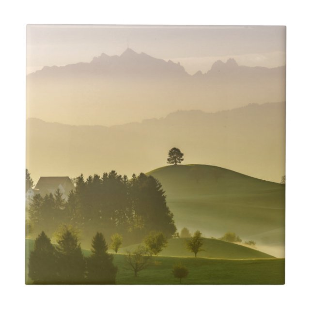 Carreau Paysage idyllique | Suisse, Säntis (Devant)