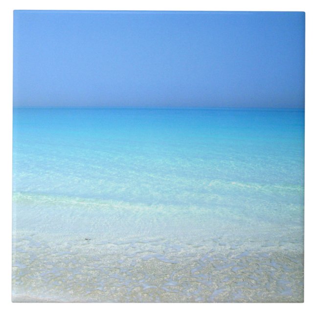 Carreau Paysage marin turquoise (Devant)