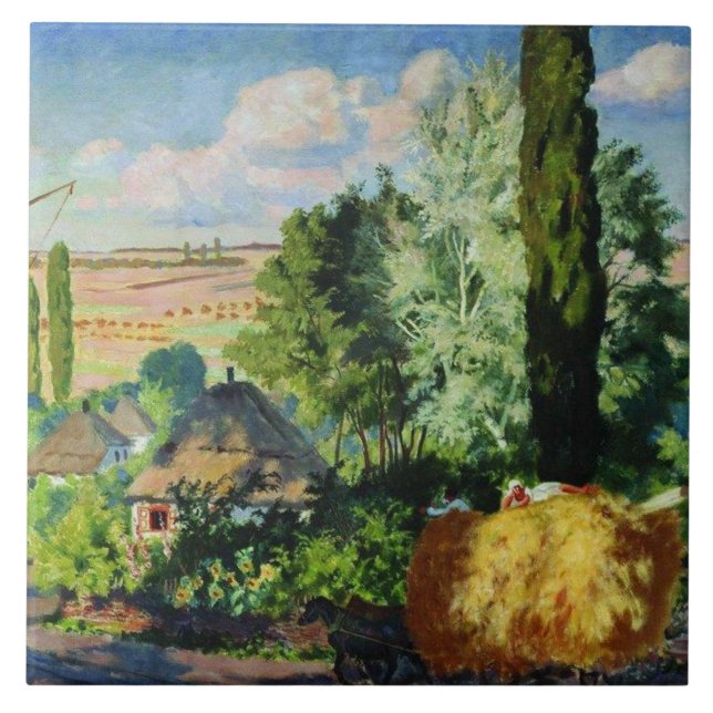 Carreau Paysage ukrainien (Devant)