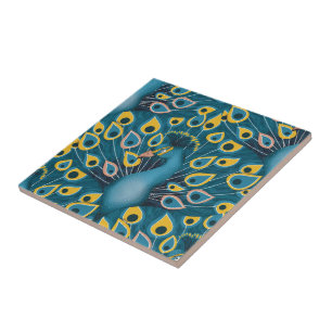 Carreau Peacock Chic