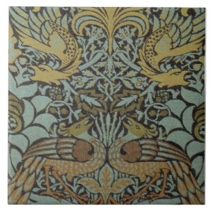 Carreau Peacock et Dragon (par William Morris)