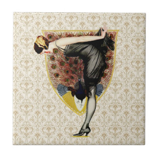 Carreau Peacock et Pin Up Girl