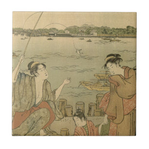 Carreau Pêcheurs Japonais