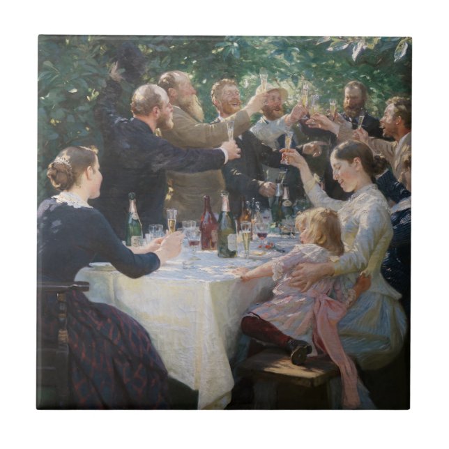 Carreau Peder Severin Kroyer - Hip, Hip, Hurrah ! (Devant)