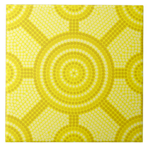 Carreau Peinture à points autochtones