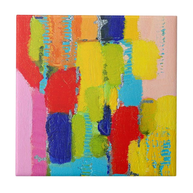 Carreau Peinture Abstraite fantastique par Kris Taylor (Devant)