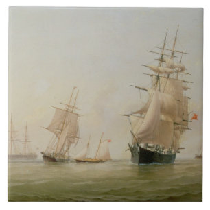 Carreau Peinture de bateau (huile sur la toile)