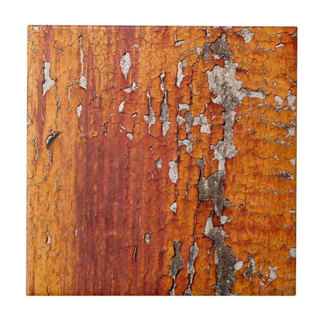 Carreau Peinture de écaillement orange (Devant)