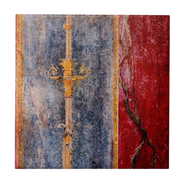 Carreau Peinture murale de Pompéi (Devant)