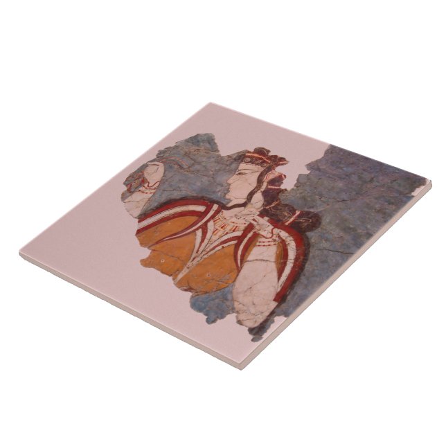 Carreau Peinture murale minoenne (Côté)