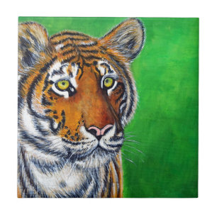 Carreau Peinture sur tigre