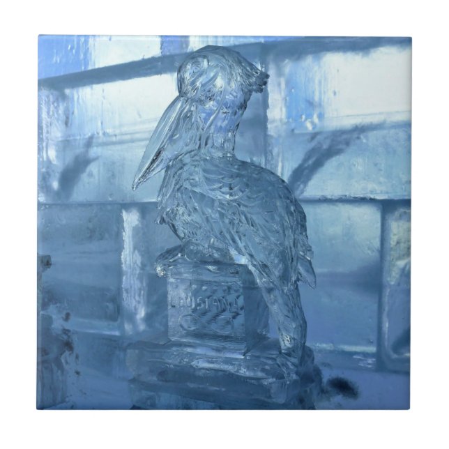Carreau Pelican Ice Sculpture, Québec, Canada (Devant)