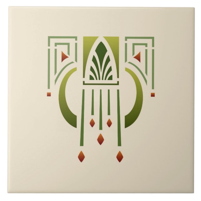 Carreau "Pendentif d'arts et de métiers " adoptif de (Devant)