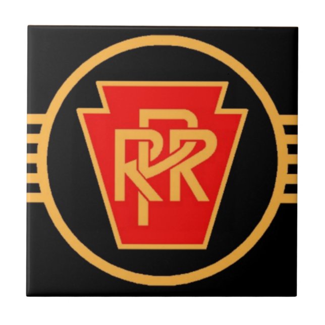 Carreau Pennsylvania Railroad Noir et     GoldStone Coa (Devant)