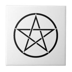 Carreau Pentacle Wiccan (Pentagramme)