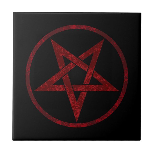 Carreau Pentagram Red Devil (Devant)