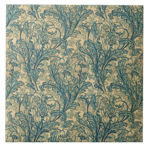 Carreau Pépites vintages Art Nouveau motif floral