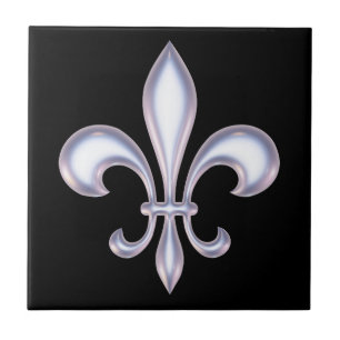 Carreau Perle Style Fleur de Lis