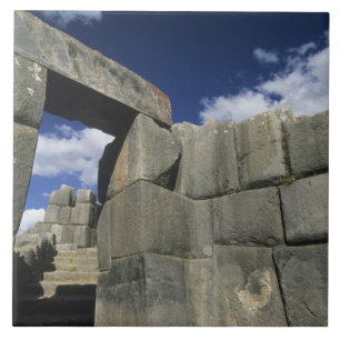 Carreau Pérou, Cuzco, forteresse de Sacsayhuaman, bon exem